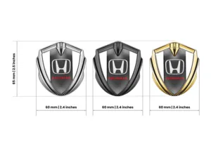 Honda Abzeichen Selbstklebend Tuning Stil Glänzend Top